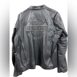 RARE Genuine OEM Harley Davidson Leather Jacket XL - Worn once